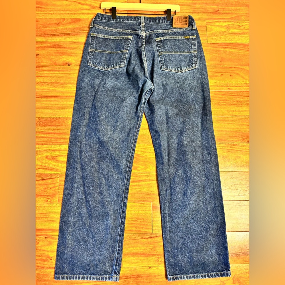 Vintage RL Polo Dark Wash Jeans 36x32 - Picture 3 of 7